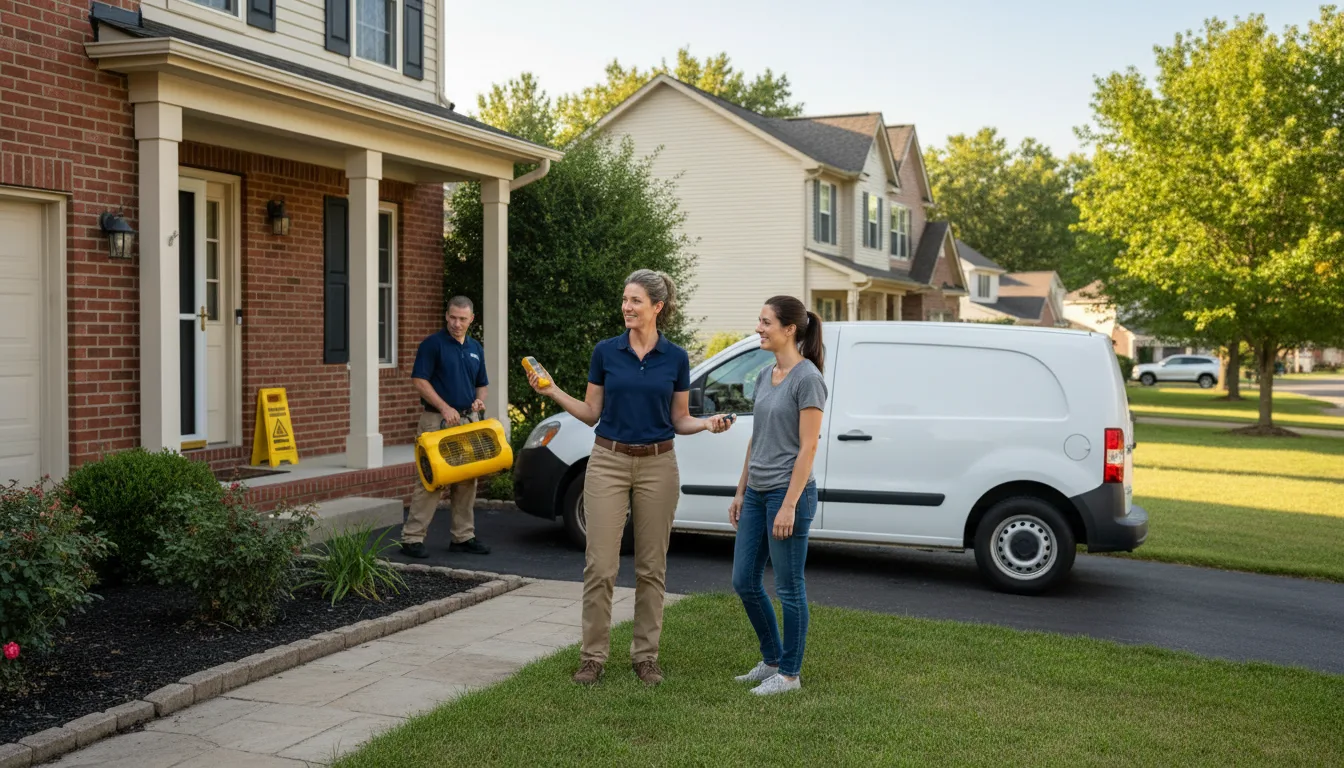 Residential water damage restoration in Dubois, ID